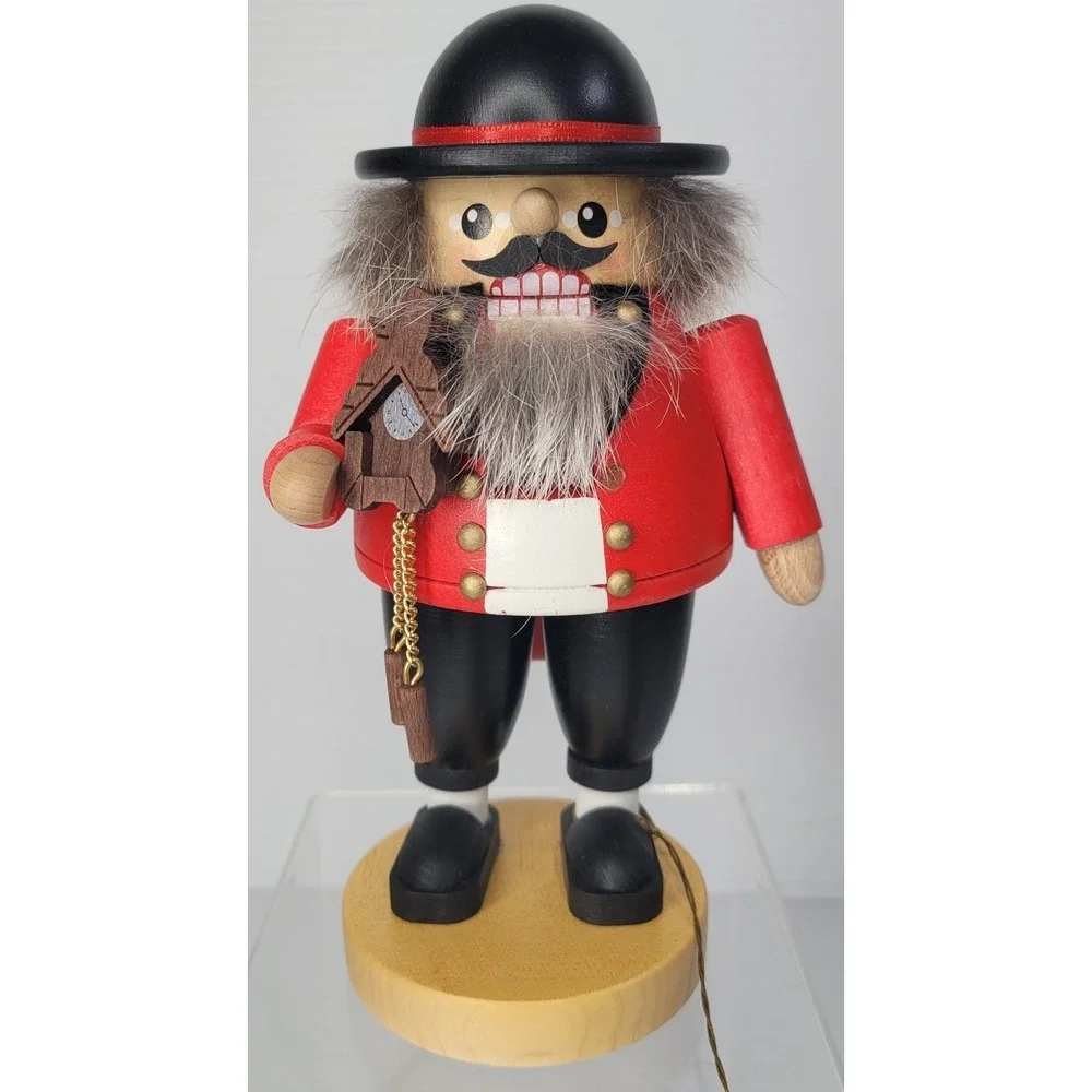 Richard Glasser Erzgebirge Cuckoo Clock Maker Nutcracker Germany 8
